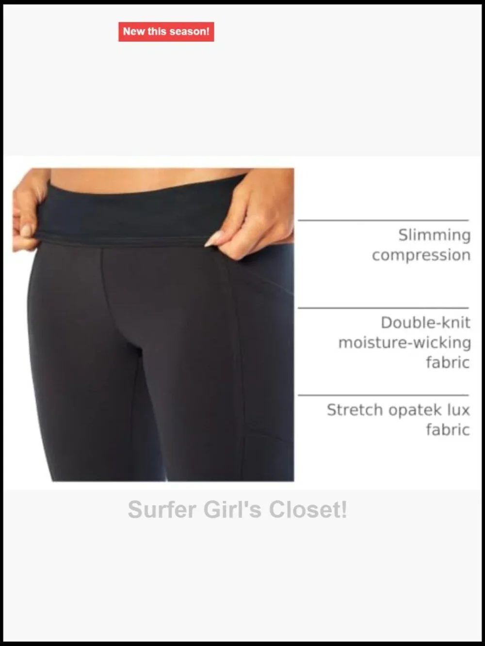 High Rise Tummy Control Legging with Pockets 27